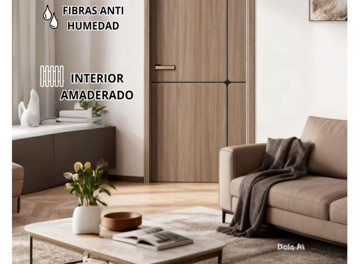 Puerta Cuero Elegante