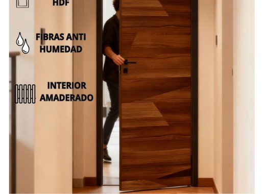 Puerta Praga 1 Nogal